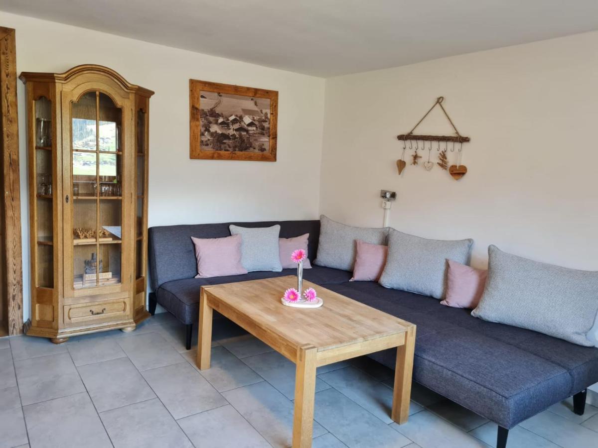 Panorama Ferienhaus Ematberg Mit Bergblick Und Sauna ニーダーンジル エクステリア 写真