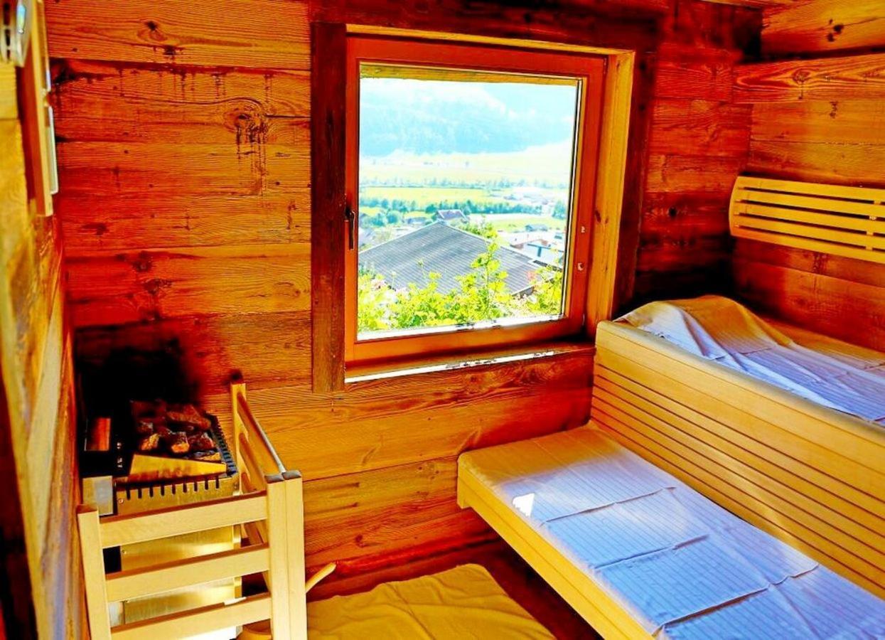 Panorama Ferienhaus Ematberg Mit Bergblick Und Sauna ニーダーンジル エクステリア 写真